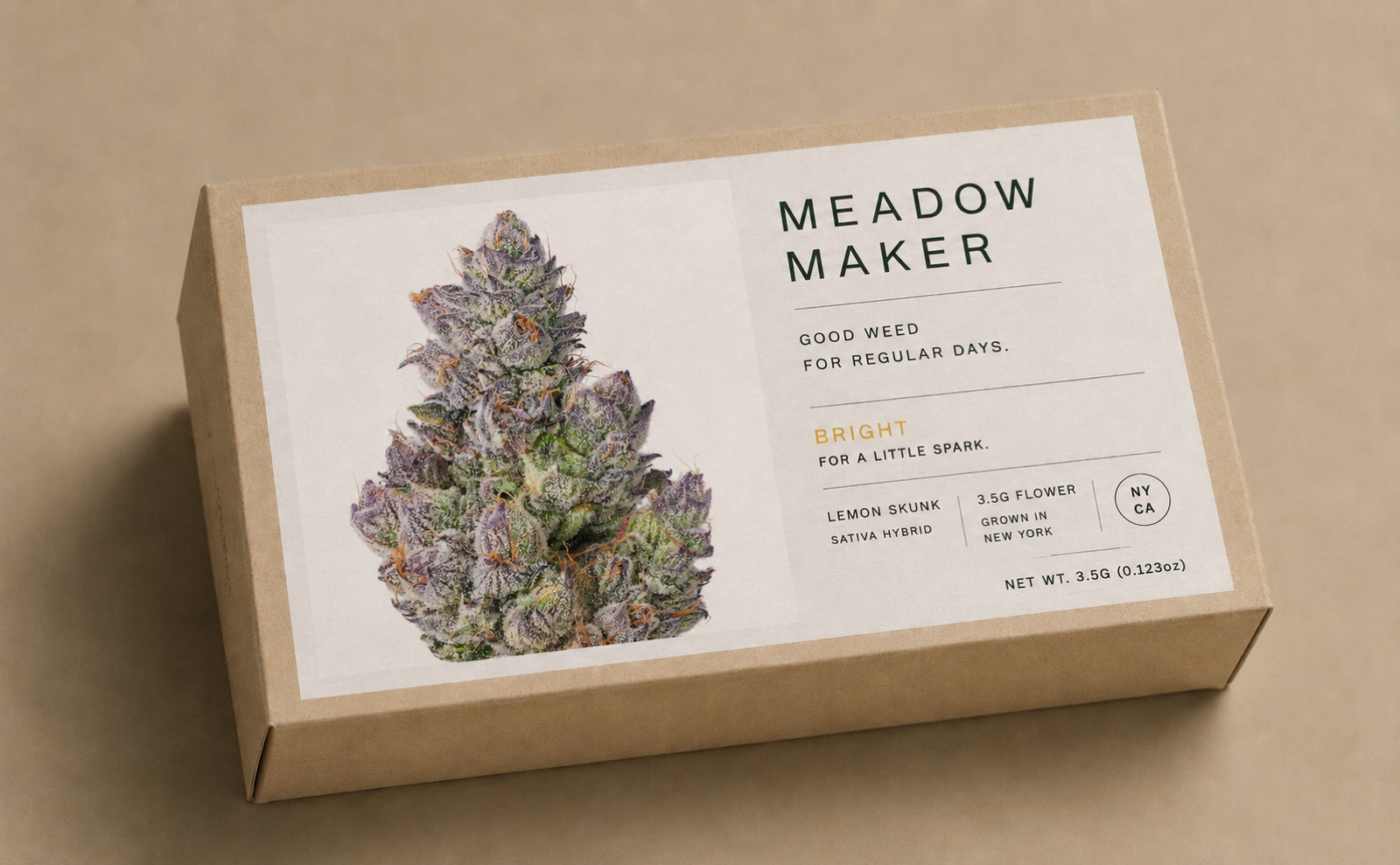 Meadow Maker box — botanical flower illustration